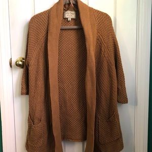 Lucky Brand Carmel open long cardigan small